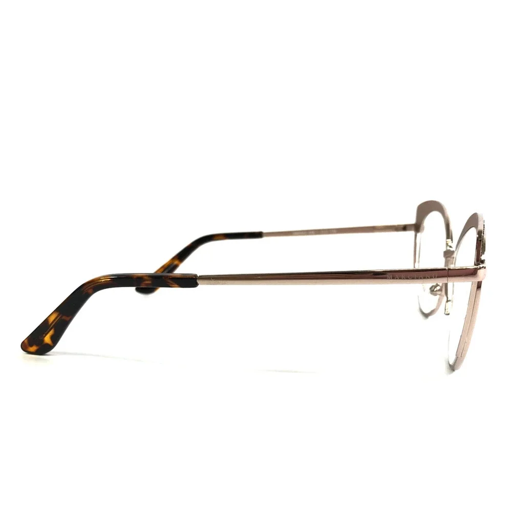 Marciano Eyeglasses Frames GM0343 028 Black Gold Cat Eye Sparkly 50-17-135